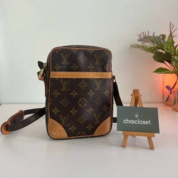 Vintage Louis Vuitton Monogram Danube PM Crossbody Bag - Picture 1 of 15